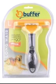 BUFFER® 23 KG Üzeri Uzun Tüylü Köpekler İçin Tüy Toplayıcı Ergonomik Tarak - 10