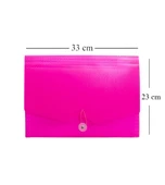 Körüklü Dosya 13 Bölümlü Cepli - Pembe - 4