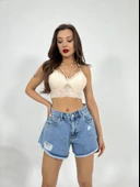 6033 KOT ŞORT-MAVİ thumbnail 3