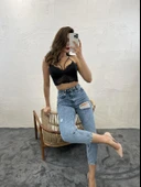 5778 DENİM CARROT FIT-MAVİ thumbnail 4