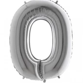 Gümüş Rengi Folyo Balon 1 Metre thumbnail 2