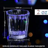 Renkli Led Parlayan Fiber Optik Glow Işıklı Bardak 1 Adet thumbnail 5