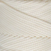 Loren Polyester Soft Macrame Krem El Örgü İpi - LM003 - 34427 thumbnail 2