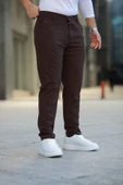 Erkek Düz Kesim Bilek Boy Kumaş Pantolon - 8