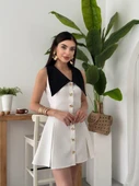 Ness Düğmeli Elbise - 3