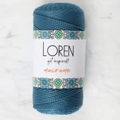 Loren Macrame Petrol Mavisi El Örgü İpi - RM 0238 - 34356 thumbnail 1