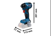 Bosch GDR 18V-220 C 2x4.0Ah Çift Akülü Darbeli Somun Sıkma Makinesi - 2