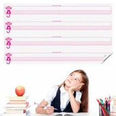 BUFFER® Kılavuz Çizgili Akıllı Kağıt Yazı Tahtası Duvarda İz Bırakmaz Statik Yeni Müfredata Uygun 100x56cm thumbnail 1