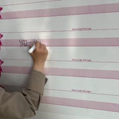 BUFFER® Kılavuz Çizgili Akıllı Kağıt Yazı Tahtası Duvarda İz Bırakmaz Statik Yeni Müfredata Uygun 100x56cm thumbnail 4