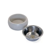Mikopet Organik Seramik Mama Kabı Gri - 6