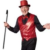 Kırmızı Payetli Pullu Papyon thumbnail 7