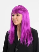 Fuşya Renk Peruk thumbnail 3