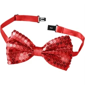 Kırmızı Payetli Pullu Papyon thumbnail 8