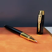 Metal Siyah Roller Tükenmez Kalem thumbnail 4