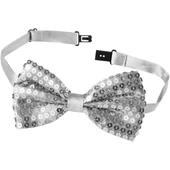 Gümüş Payetli Pullu Papyon thumbnail 3