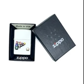 Zippo 8 Ball White Matte Dizayn Çakmak - 4
