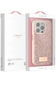 iPhone 14 Pro Bright Simli Kapak - Pembe - 5