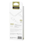 MobiLX MU-01 Type-C to Lightning PD 27W Şarj ve Data Kablosu (1m) – iPhone Uyumlu - 3