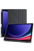 Samsung Galaxy X610 Tab S9 FE Plus 12.4 Kılıf Kalemlikli Mars Tablet Kılıfı - Siyah - 4