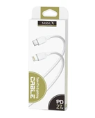 MobiLX MU-01 Type-C to Lightning PD 27W Şarj ve Data Kablosu (1m) – iPhone Uyumlu - 2
