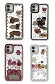 iPhone 11 Kılıf Sweet Desenli Silikon Kapak - Şeffaf - 2