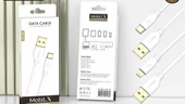 MobiLX MU-03 3.4A Bakır Uç Silikon USB to Type-C Şarj ve Data Kablosu (1m) - 5
