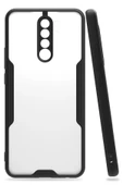 Xiaomi Redmi Note 8 Pro Kılıf Platin Silikon - Siyah - 1
