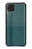 Realme C11 Kılıf Miami Şeffaf Silikon - Siyah - 2
