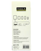MobiLX MU-09 3.4A Örgülü Işıklı USB to Lightning Hızlı Şarj ve Data Kablosu (1m) - 3