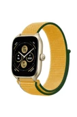 Watch 22mm Hasırlı Cırtcırtlı Kordon - Sarı - 1