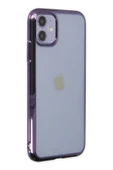 iPhone 12 Kılıf Element Silikon - Mor - 2
