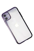 iPhone 12 Kılıf Element Silikon - Mor - 3