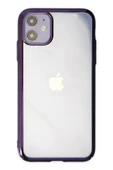 iPhone 12 Kılıf Element Silikon - Mor - 1