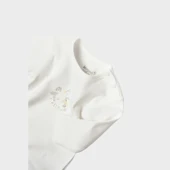 Bibaby Biorganic Penguin Club Bebek Body 56003 Ekru Gri thumbnail 3