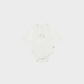 Bibaby Biorganic Penguin Club Bebek Body 56003 Ekru Gri thumbnail 1