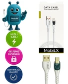 MobiLX 3.4A Hızlı Şarj USB to Type-C Hasır Kablo – Entegre Görünümlü Işıklı - 1