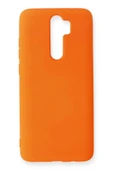 Xiaomi Redmi Note 8 Pro Kılıf Nano içi Kadife Silikon - Turuncu - 1