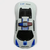 Metal Mini Polis Arabası 8 cm - Polis - 2 - 6