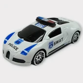 Metal Mini Polis Arabası 8 cm - Polis - 2 - 1