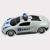 Metal Mini Polis Arabası 8 cm - Polis - 2 - 2