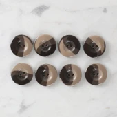 Loren Crafts 8'li Düğme Kahverengi - 1139 thumbnail 4