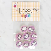 Loren Crafts 8'li Fil Düğme - 1040 thumbnail 1