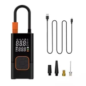 Dijital Kablosuz Usb 2*2000Mah Göstergeli Oto Lastik, Bisiklet Hava Pompası Kompresörü - 1