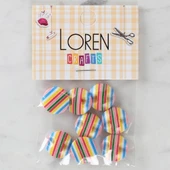 Loren Crafts 8'li Desenli Düğme - 1096 thumbnail 3