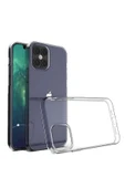 iPhone 12 Kılıf Lüx Şeffaf Silikon - 3