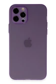 iPhone 12 Pro Kılıf Puma Silikon - Koyu Mor - 1