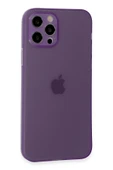 iPhone 12 Pro Kılıf Puma Silikon - Koyu Mor - 3