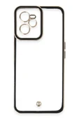 Realme C35 Kılıf Liva Lens Silikon - Siyah - 2