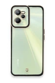 Realme C35 Kılıf Liva Lens Silikon - Siyah - 1
