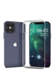 iPhone 12 Kılıf Lüx Şeffaf Silikon - 1